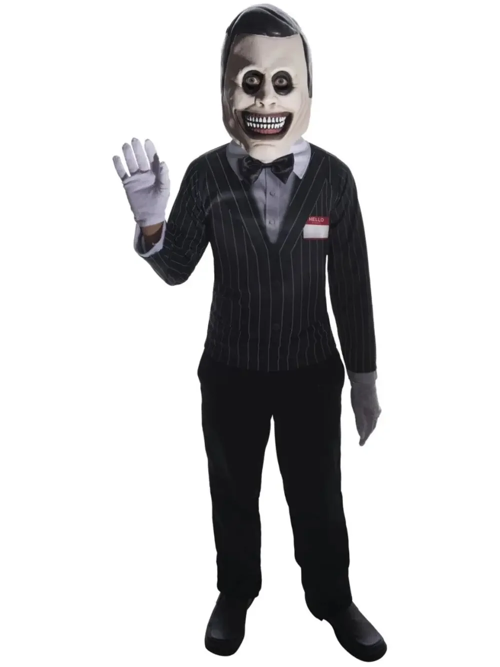 New Boys Creepy Pasta The Salesman - Halloween Costume L 10-12 Rubies